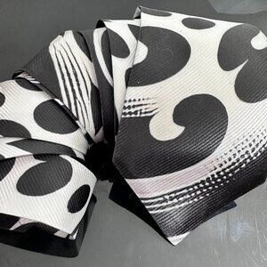 Mens Tie Trippy Cheetah Snow  Leopard Menswear Necktie Optical Art Animal Print